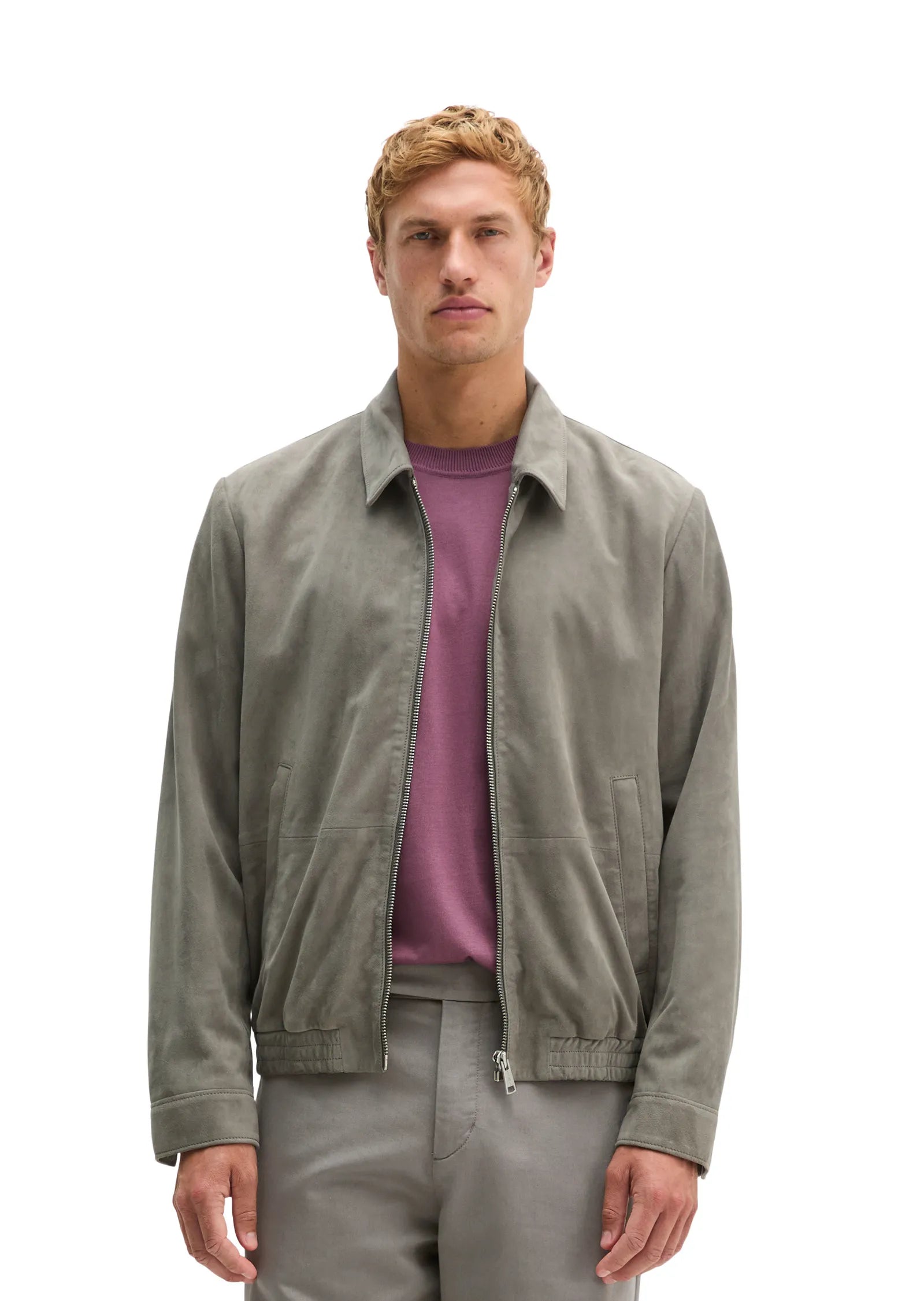 Lederjacke Regular Fit