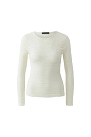 Langarmshirt aus Spitze