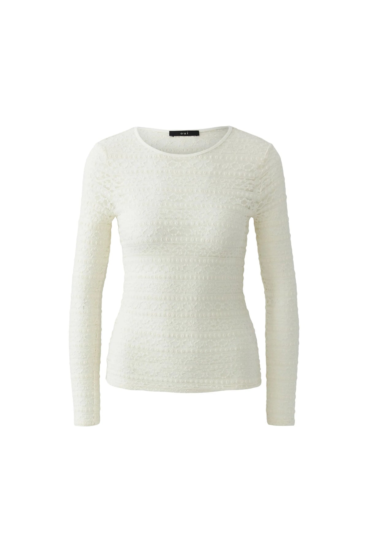 Langarmshirt aus Spitze
