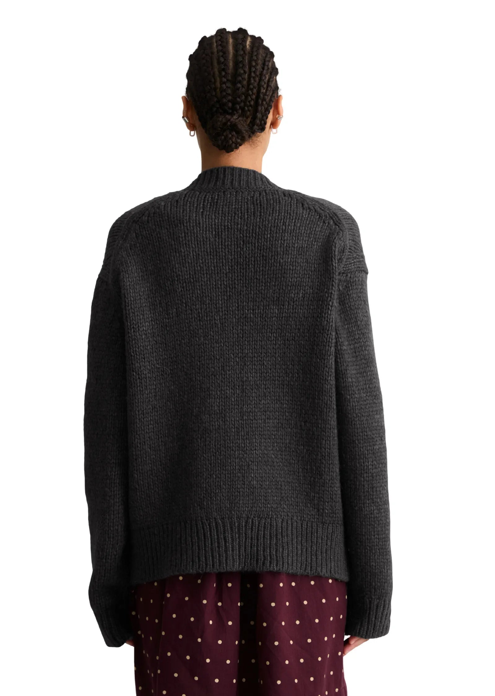 Strickcardigan aus Schurwolle