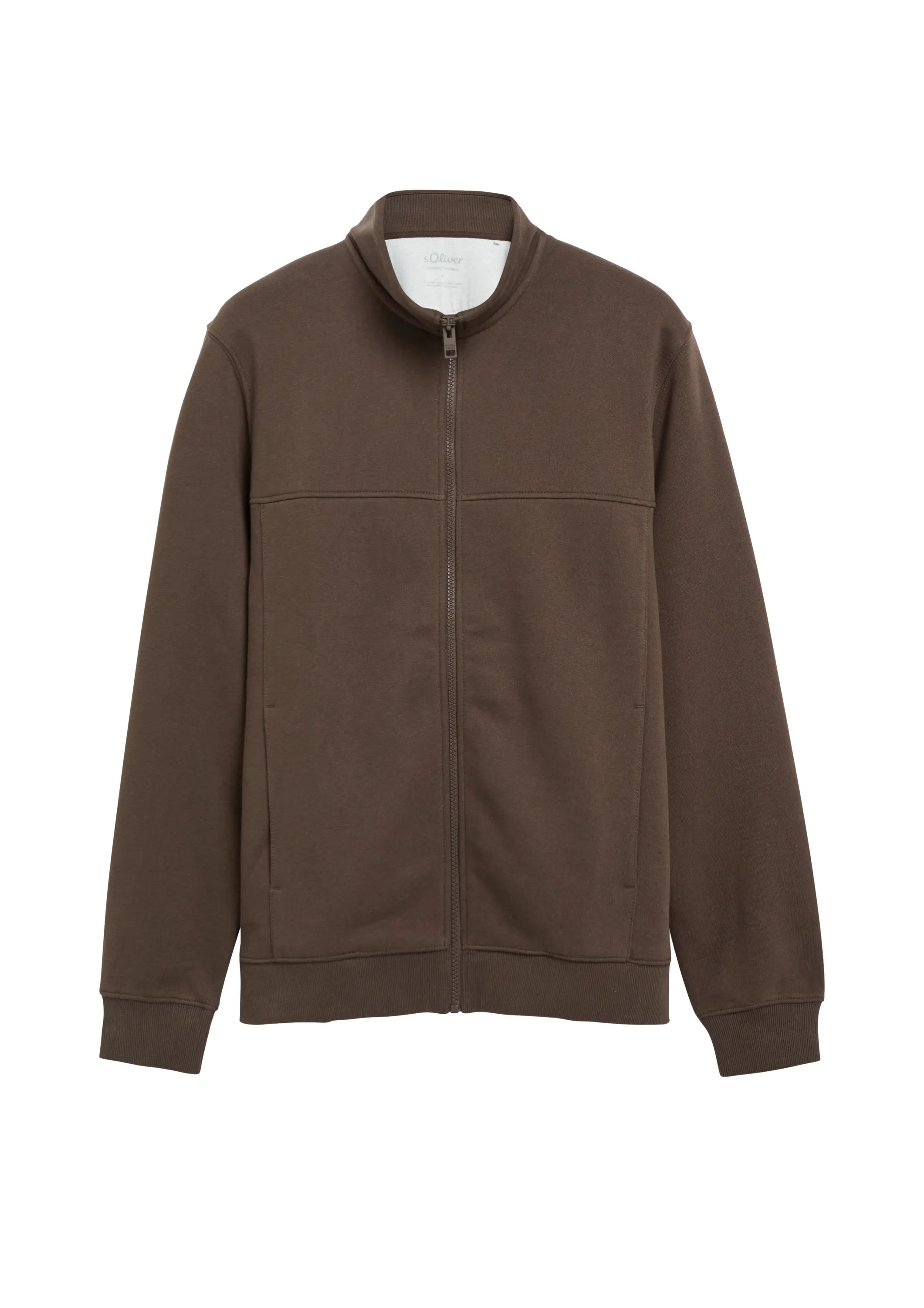 Sweatshirtjacke aus Baumwollmix