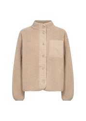 Teddyjacke mit Stehkragen