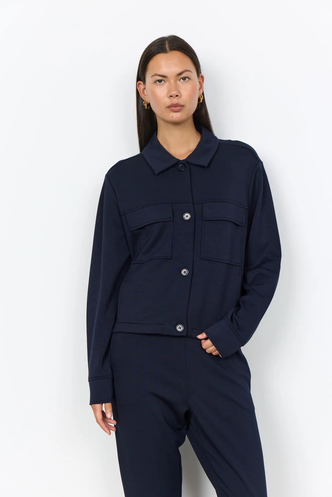 Overshirt aus Modalmix