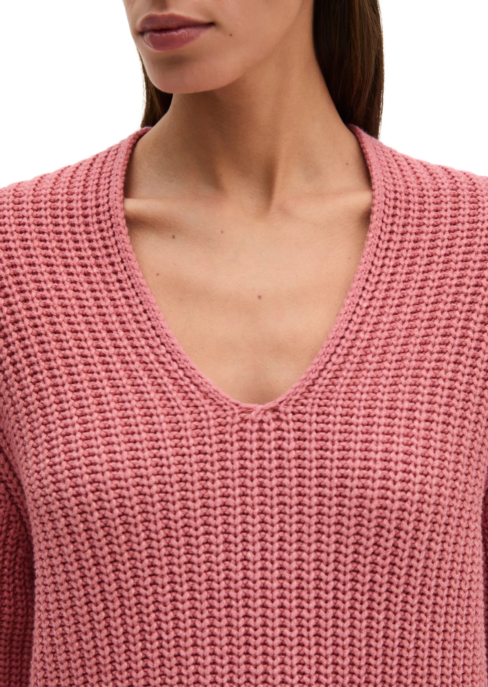 Strickpullover aus Baumwollmix