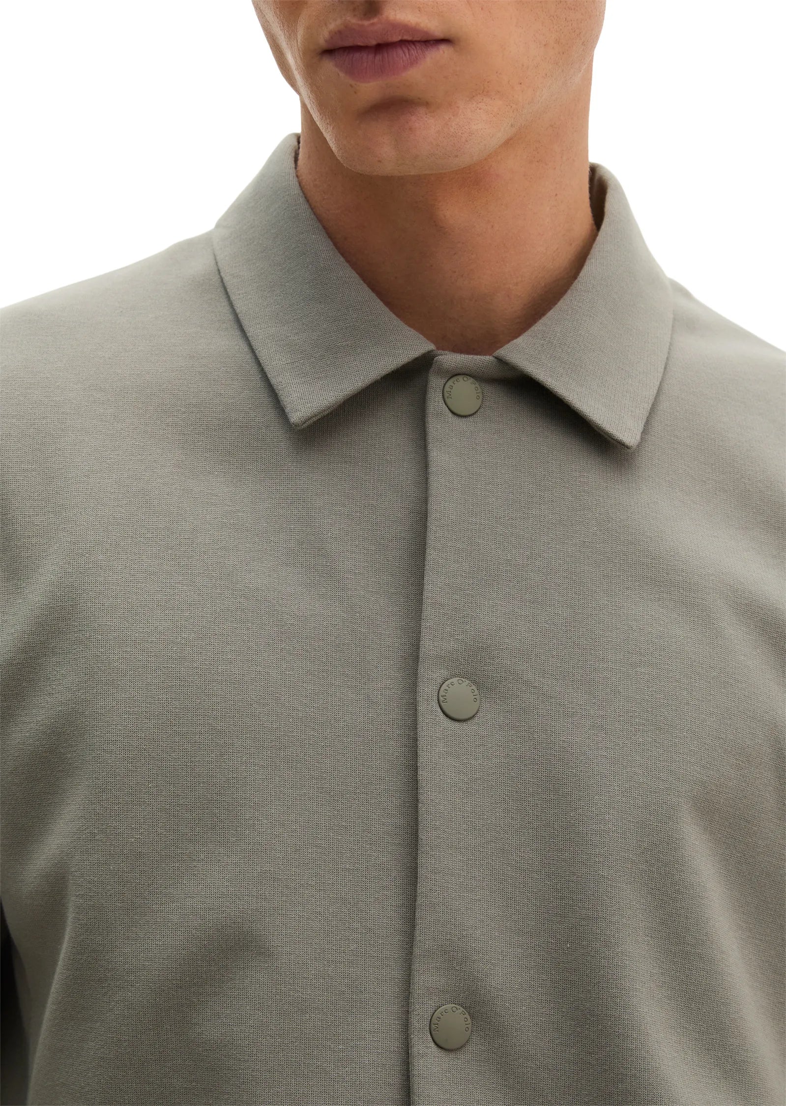 Sweatjacke mit Kragen Regular Fit