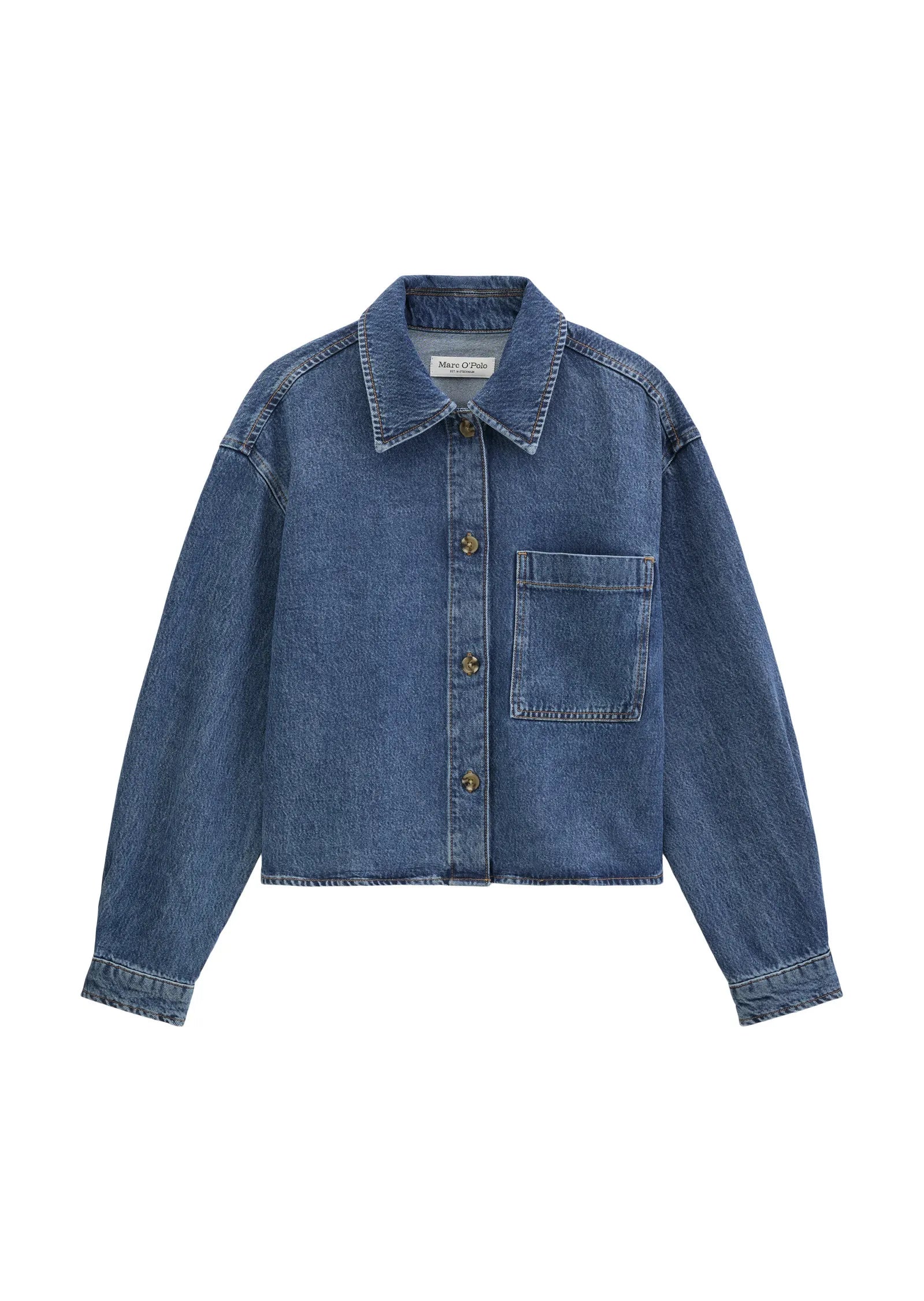 Jeansbluse Regular Fit