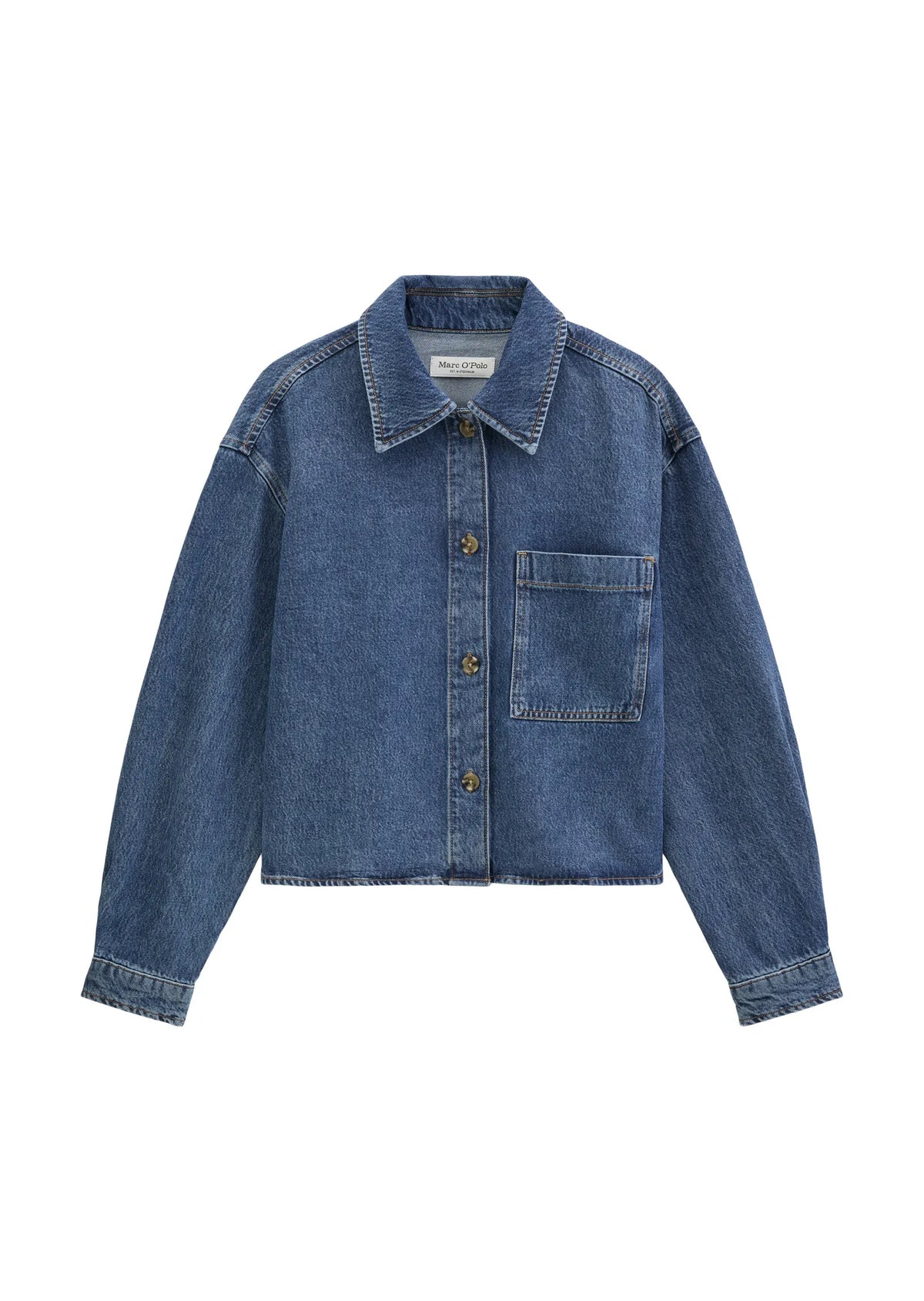 Jeansbluse Regular Fit
