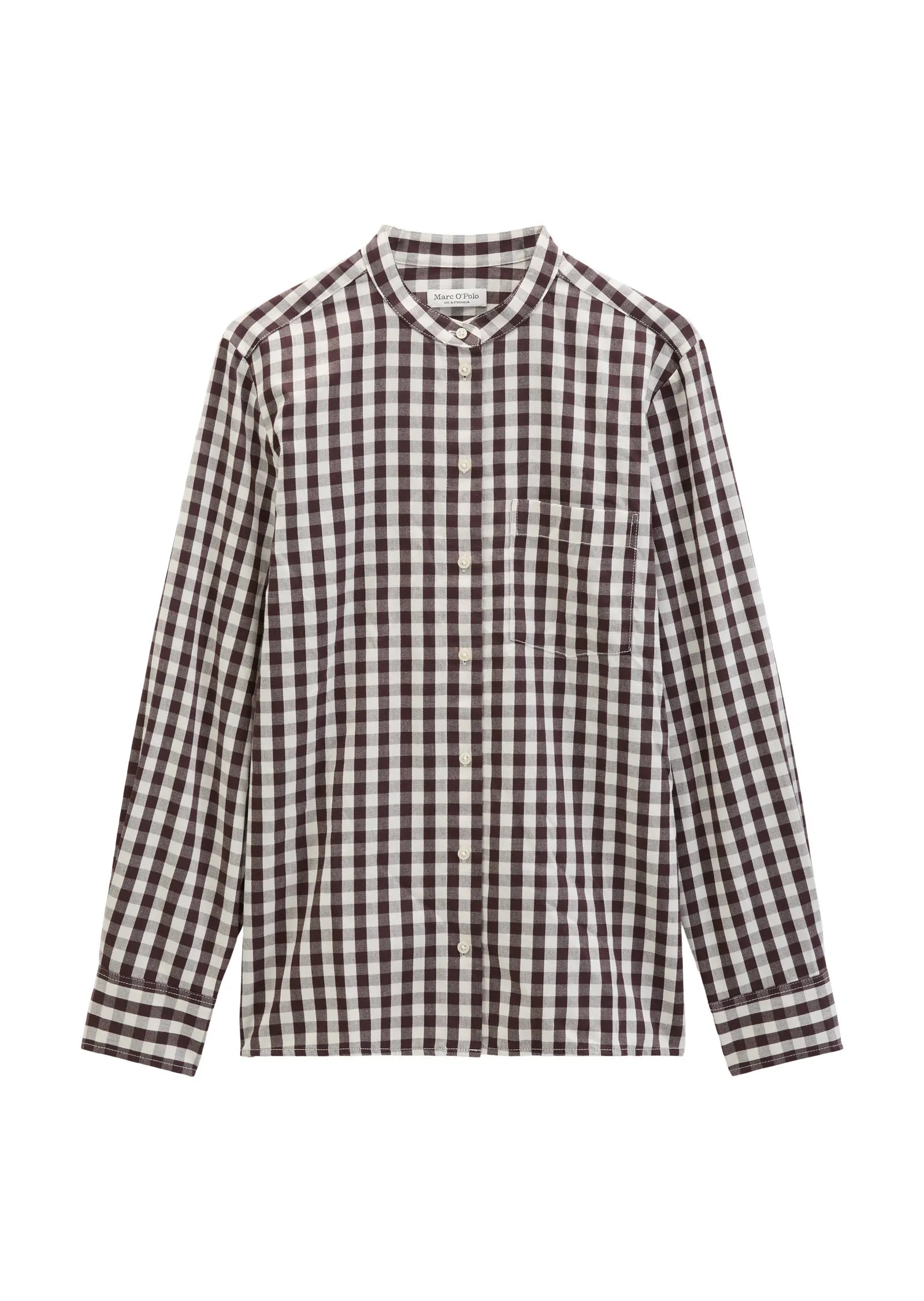 Bluse kariert im Regular-Fit