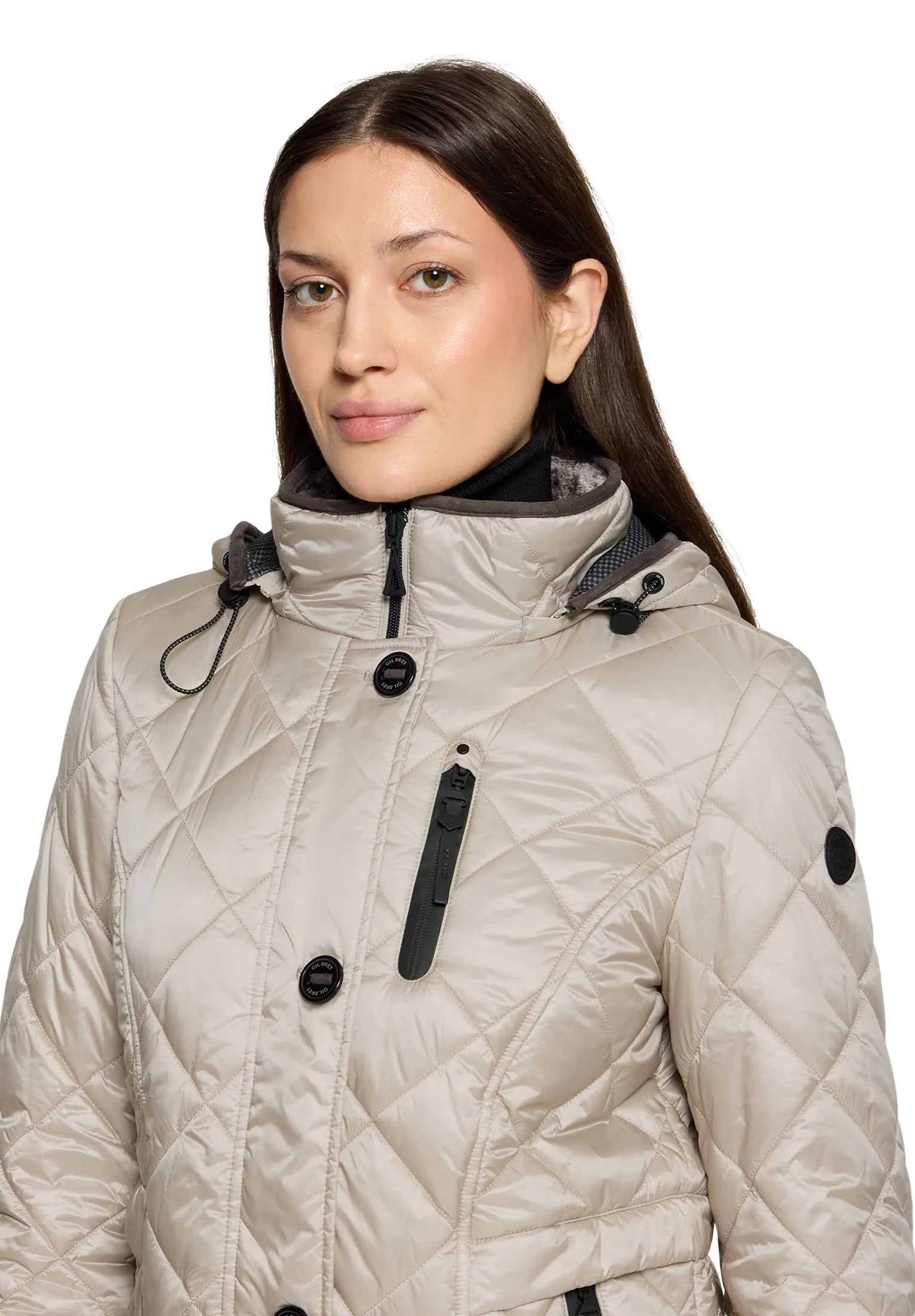 Steppjacke  mit Kapuze