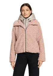 Plüschjacke in Schaf-Optik