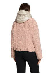 Plüschjacke in Schaf-Optik