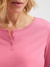 Langarmshirt aus Baumwolle