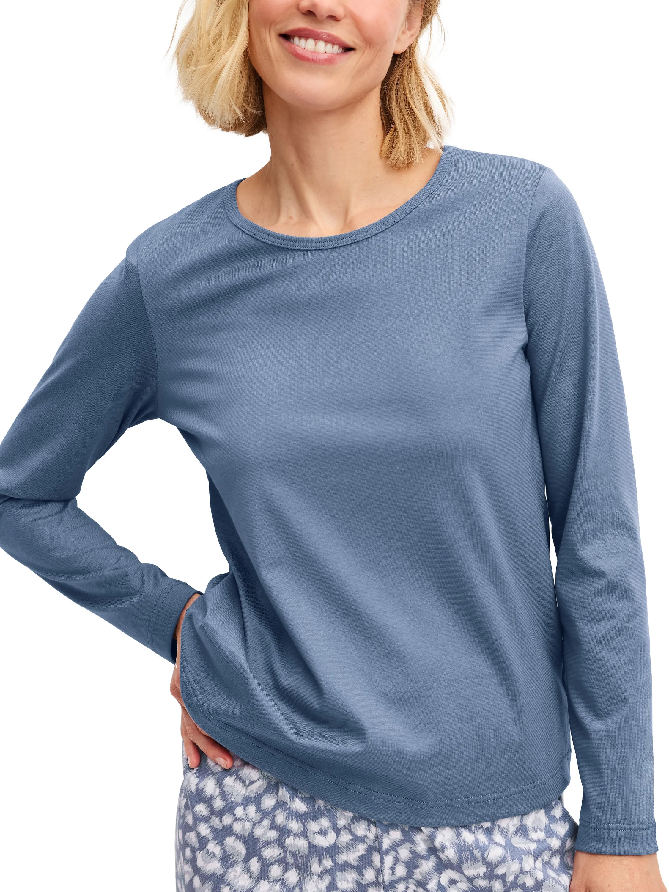 Langarm-Schlafshirt