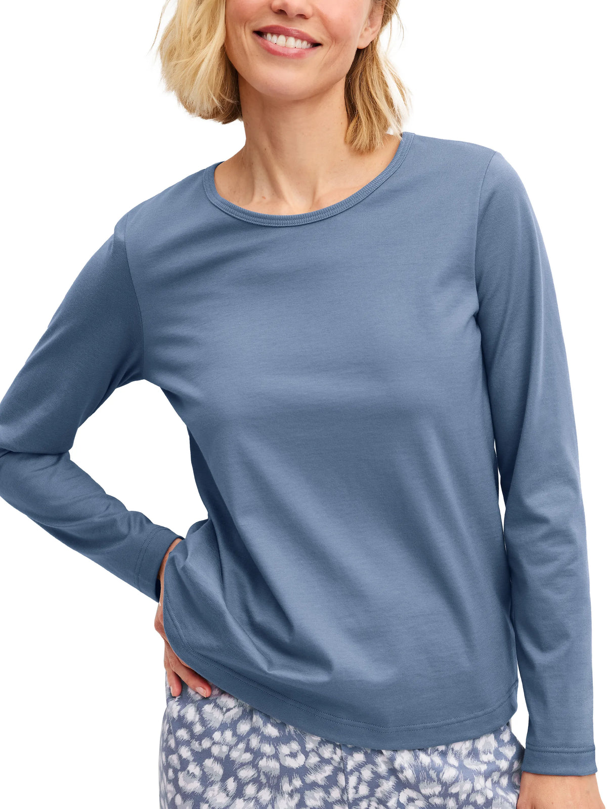 Langarm-Schlafshirt