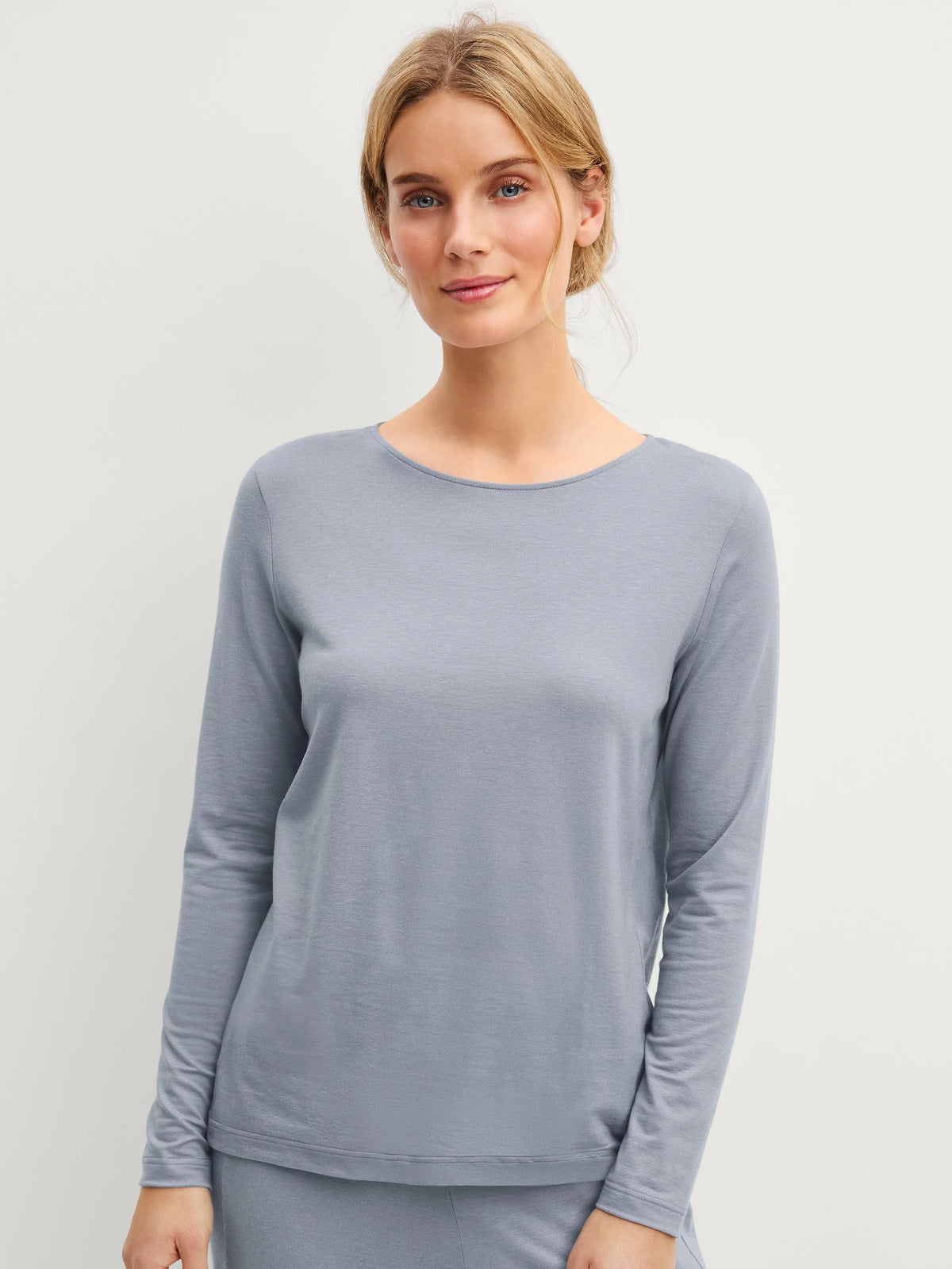 Langarmshirt aus Lyocellmix