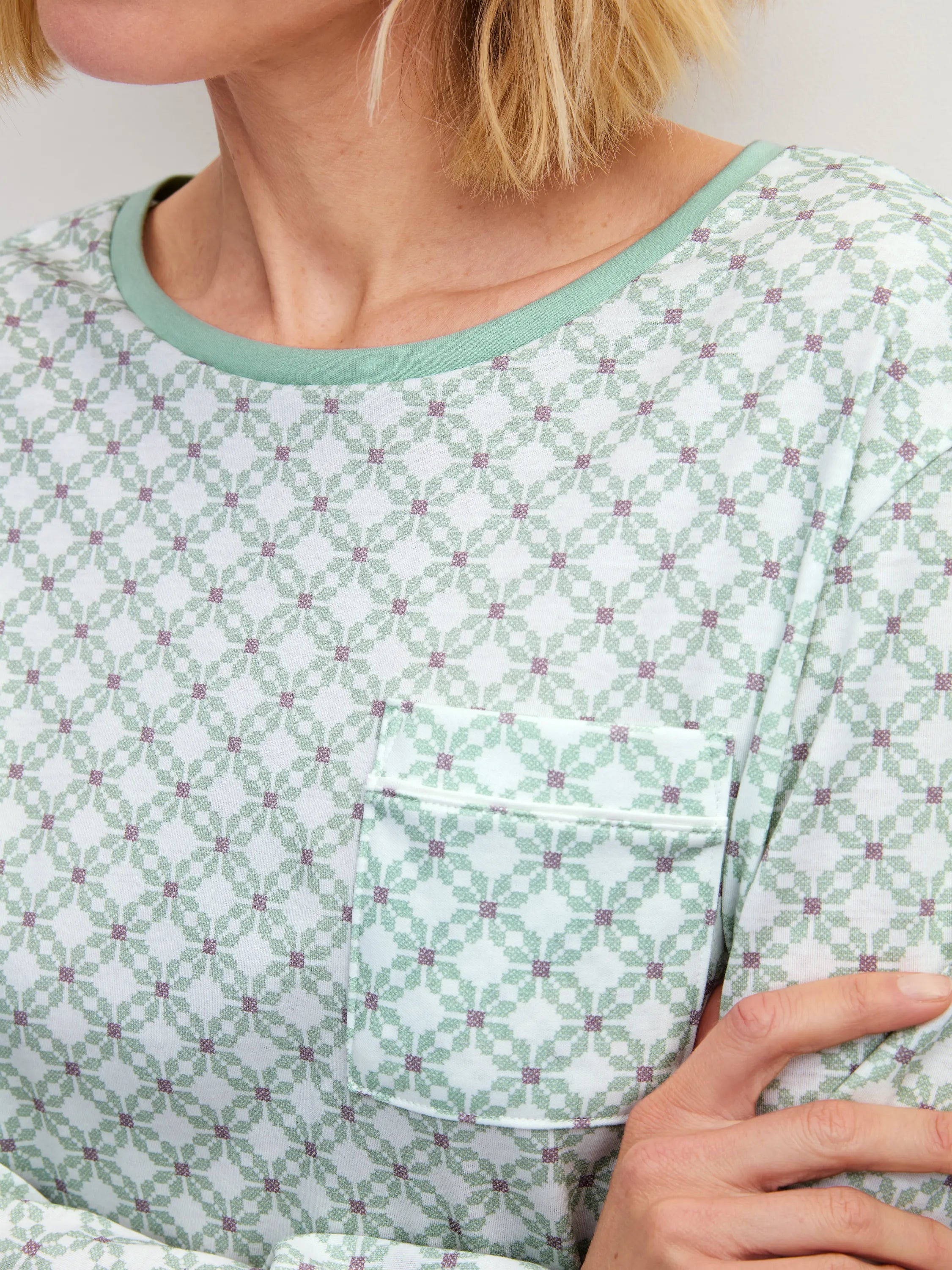 Kariertes Nachthemd