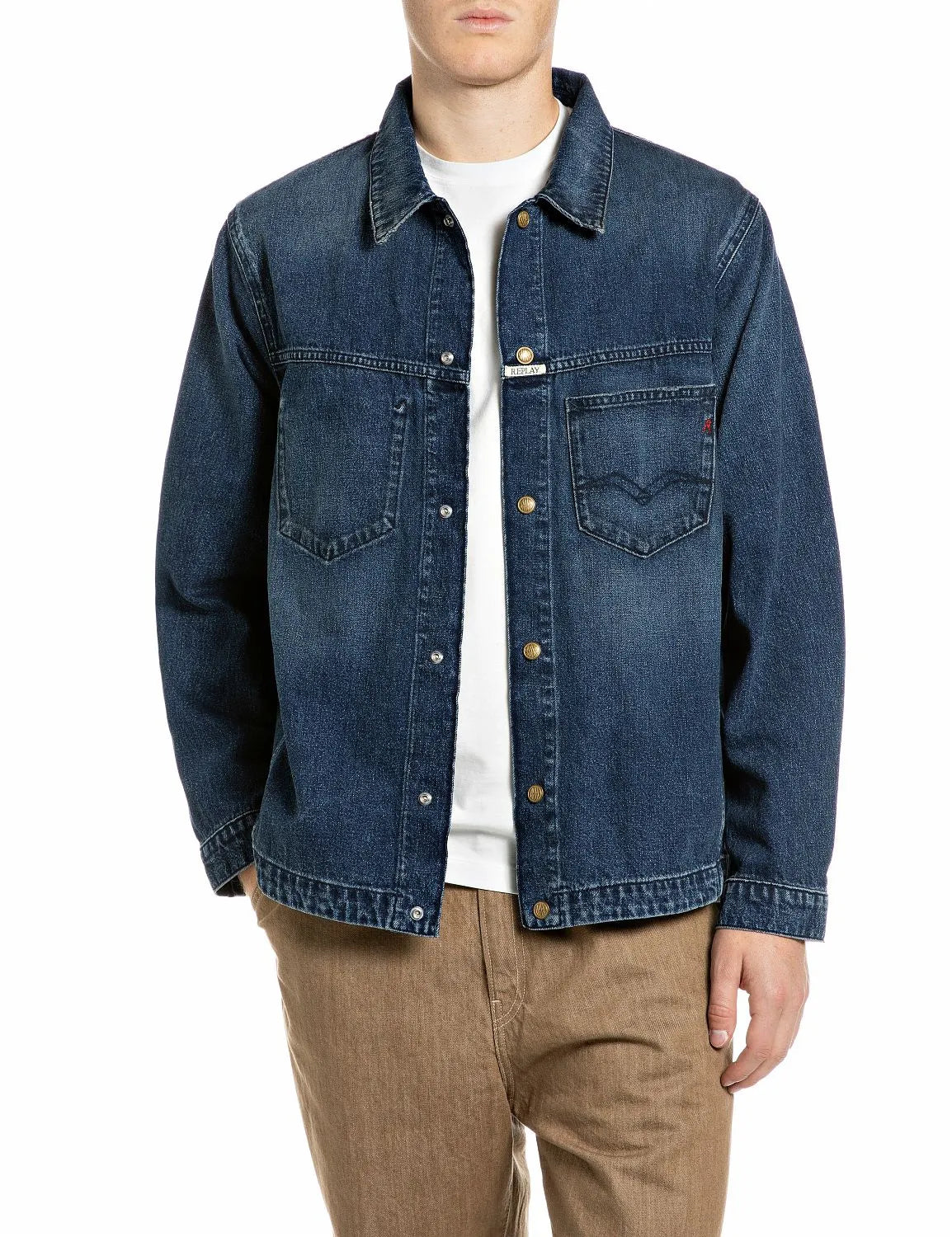 Jeansjacke aus Baumwolle