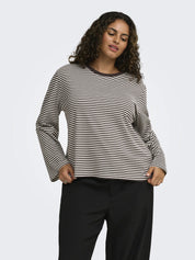CARFREJA STRIPE L/S WIDE SLEEVE JRS