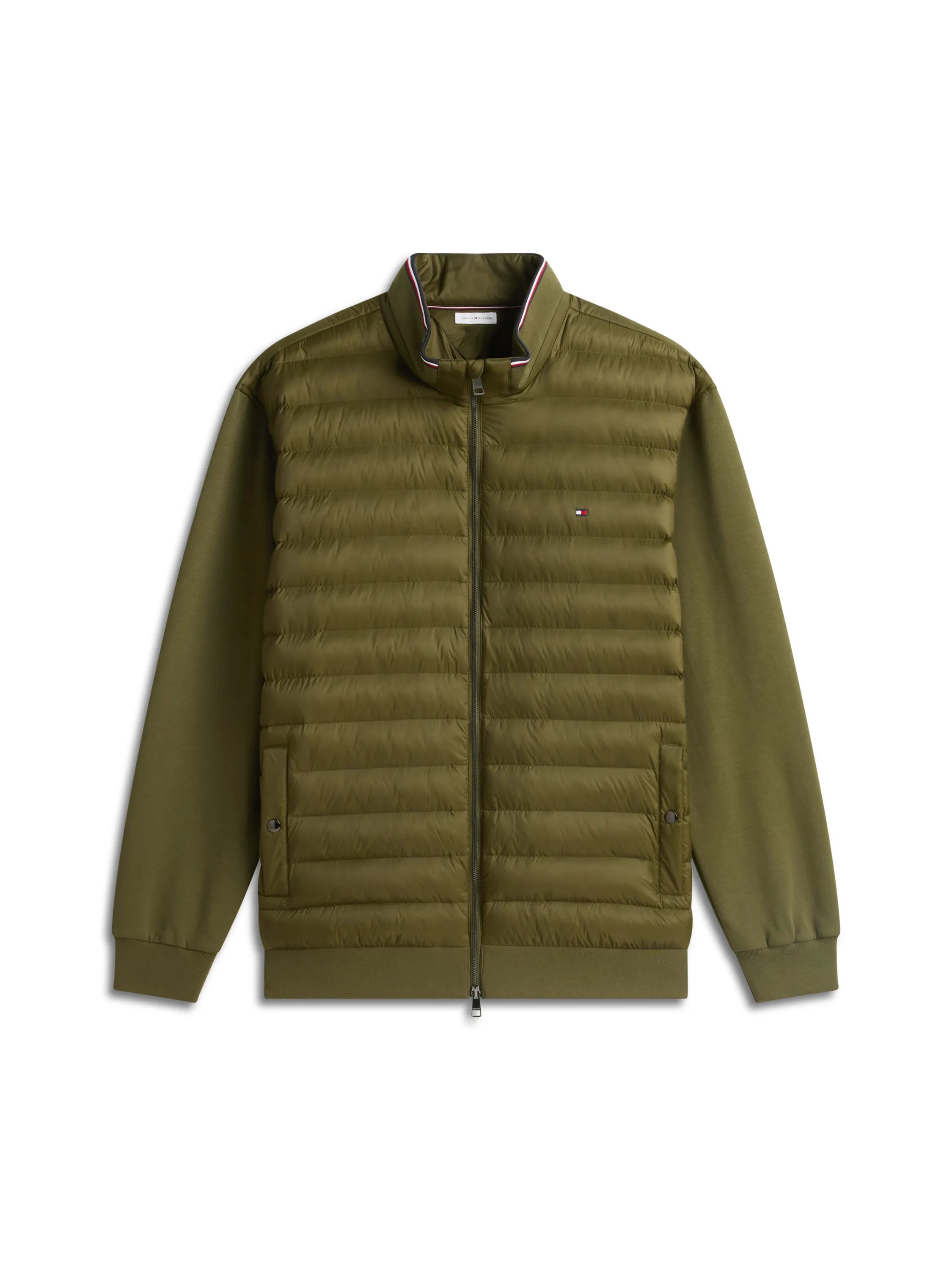 Hybrid-Steppjacke mit Stehkragen