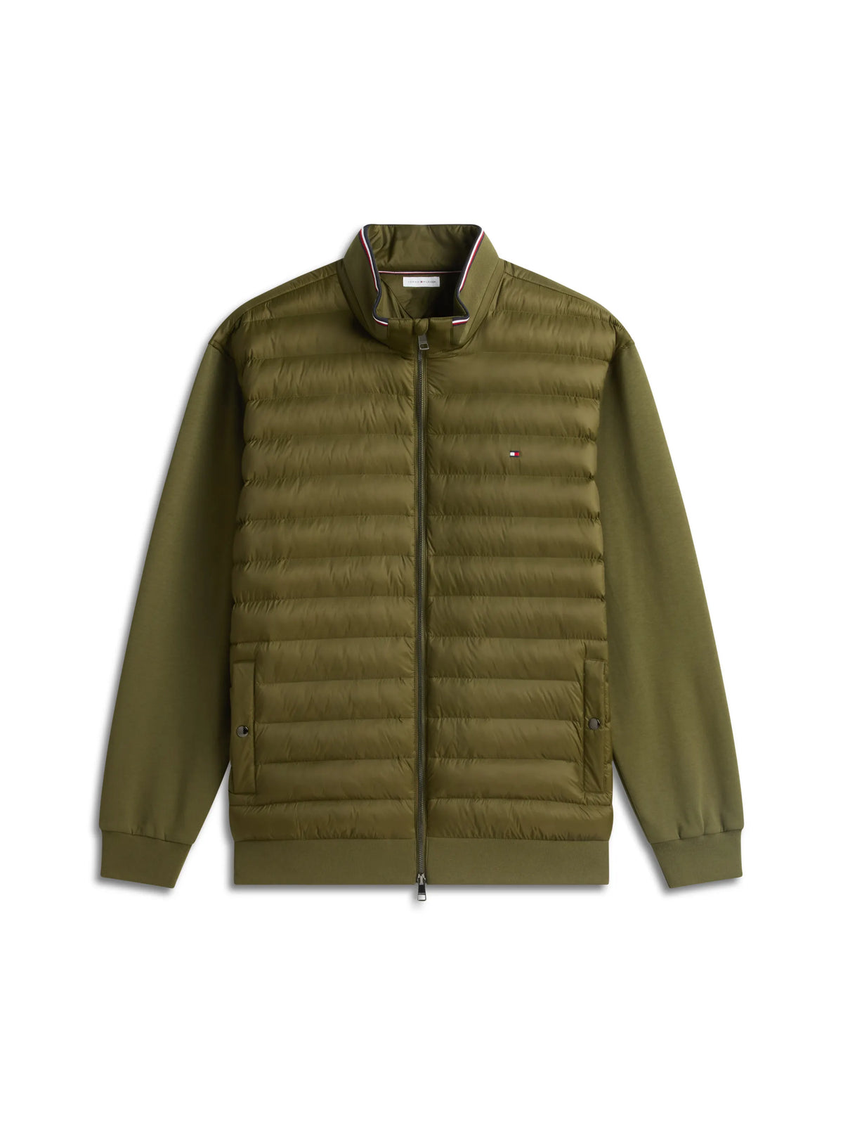 Hybrid-Steppjacke mit Stehkragen