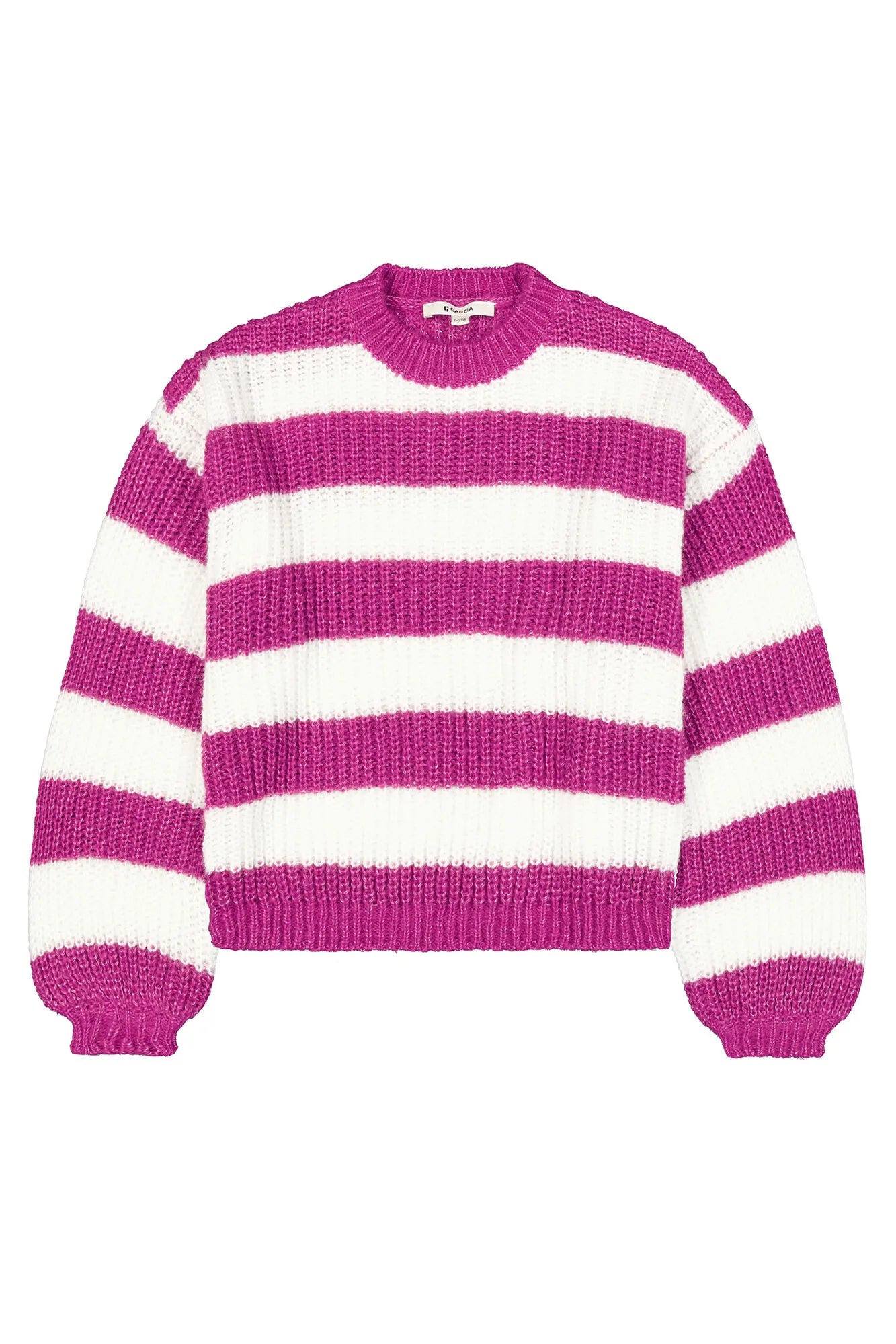 Strickpullover gestreift