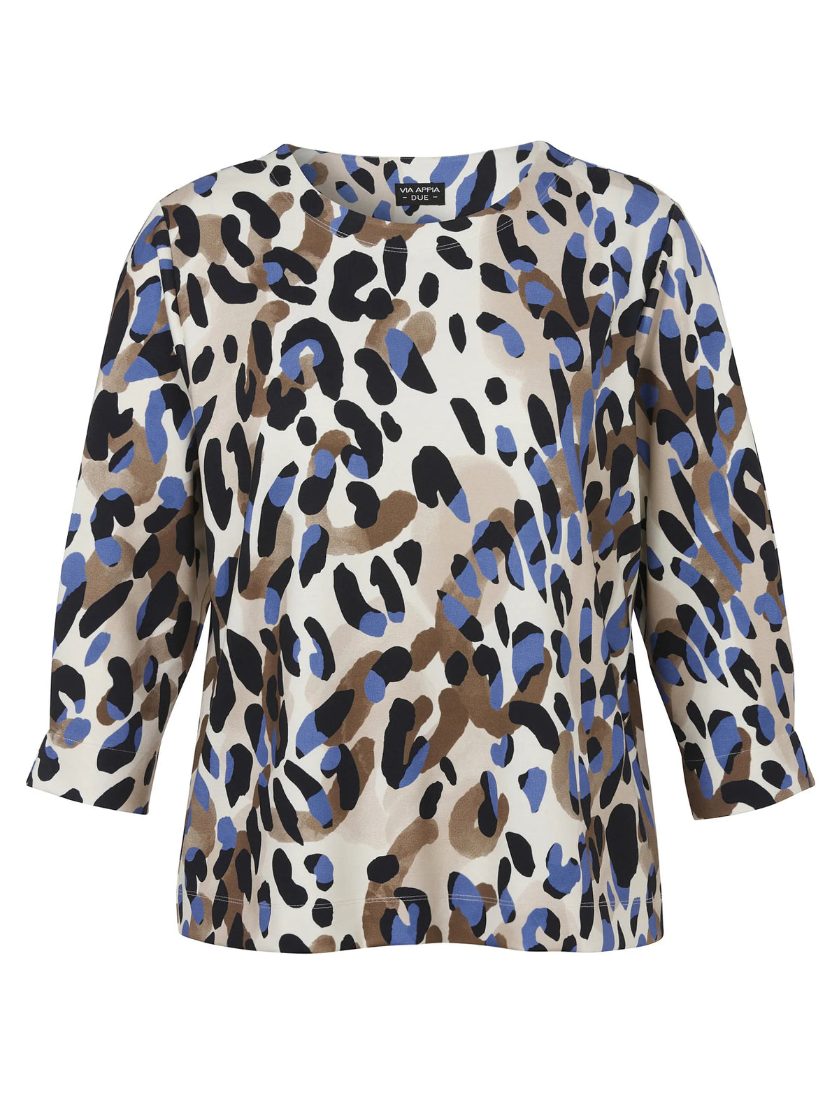 Sweatshirt mit Leo-Print