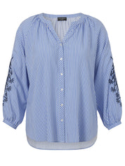 Bluse mit Ärmel-Stick