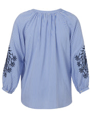 Bluse mit Ärmel-Stick
