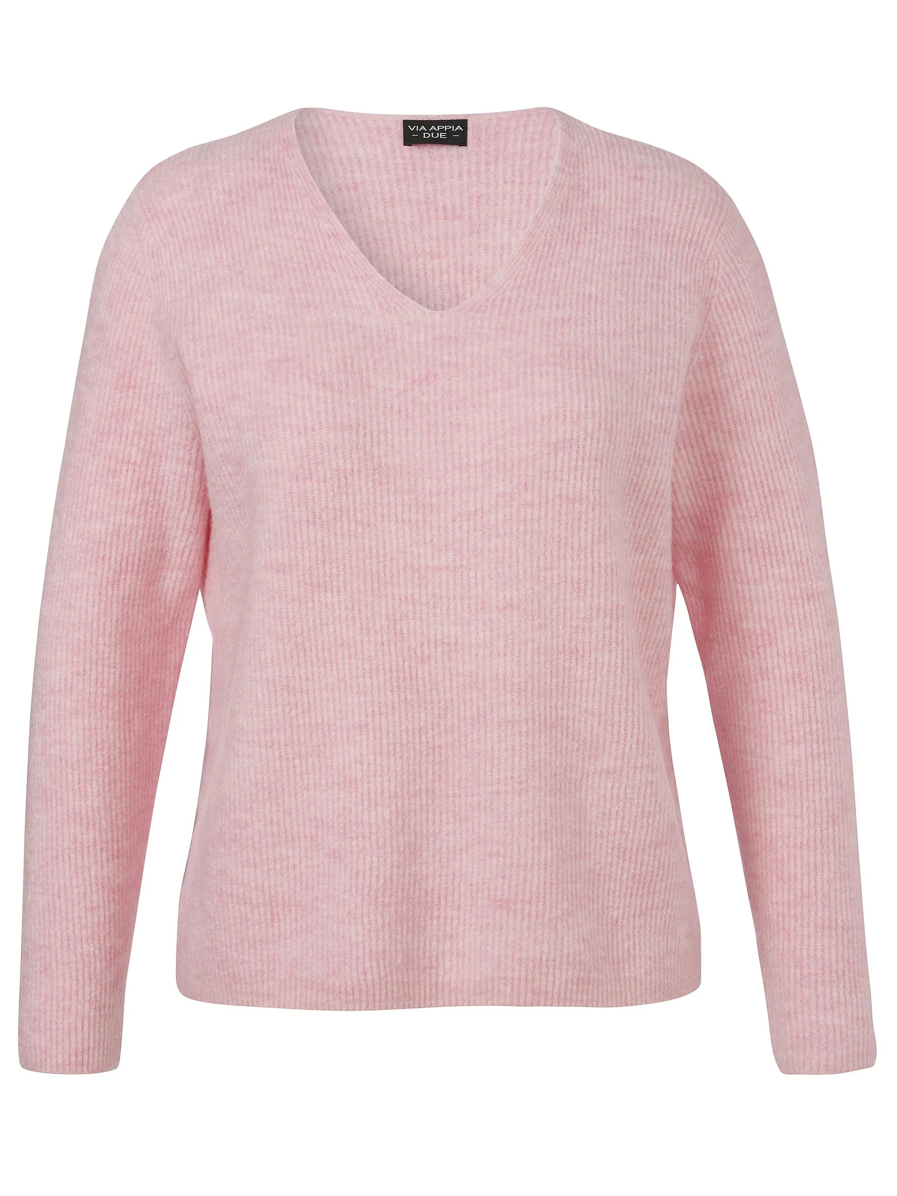 Strickpullover mit V-Ausschnitt