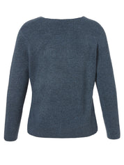 Strickpullover mit V-Ausschnitt