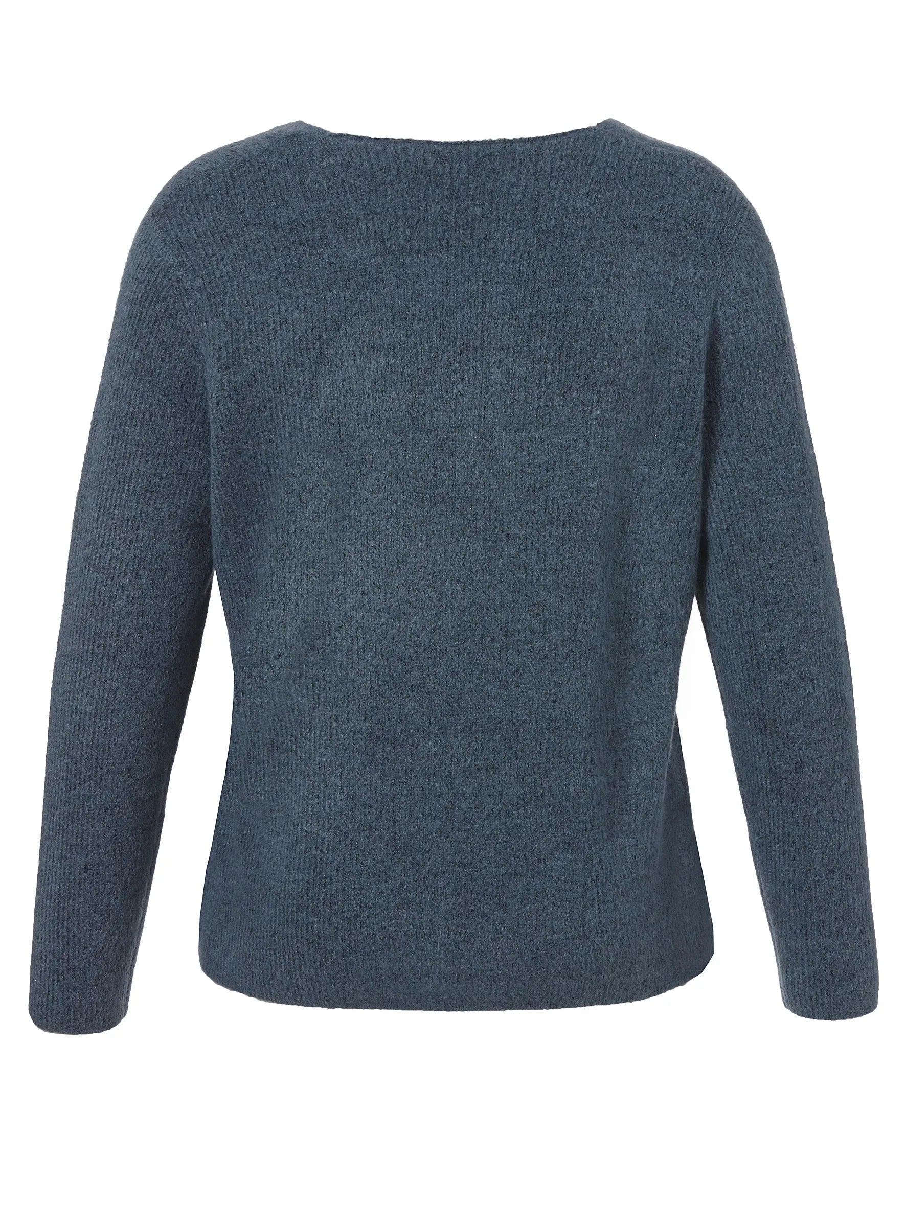 Strickpullover mit V-Ausschnitt