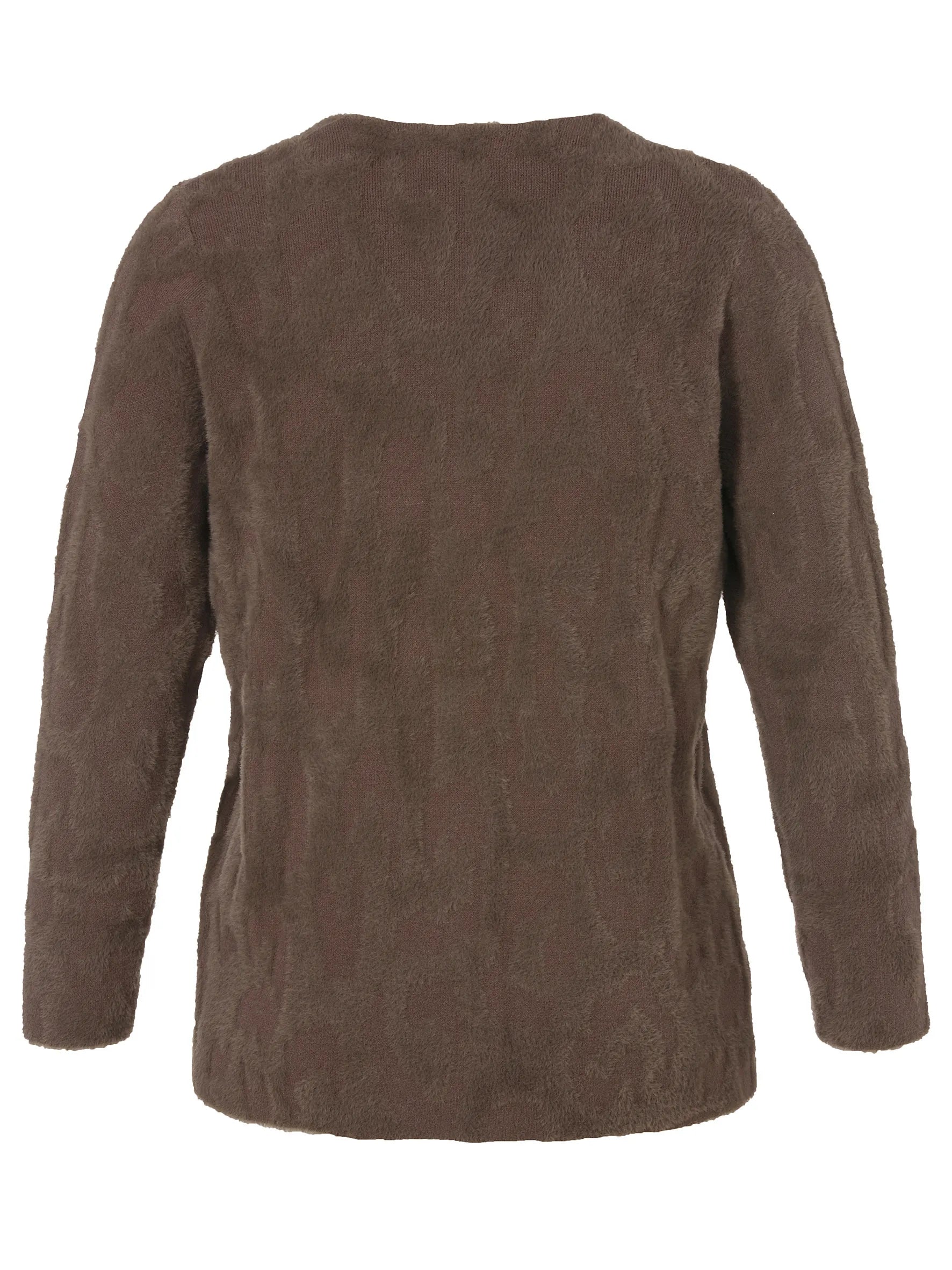 Strickjacke mit V-Ausschnitt