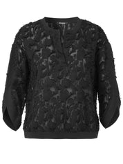 Bluse mit Fransen