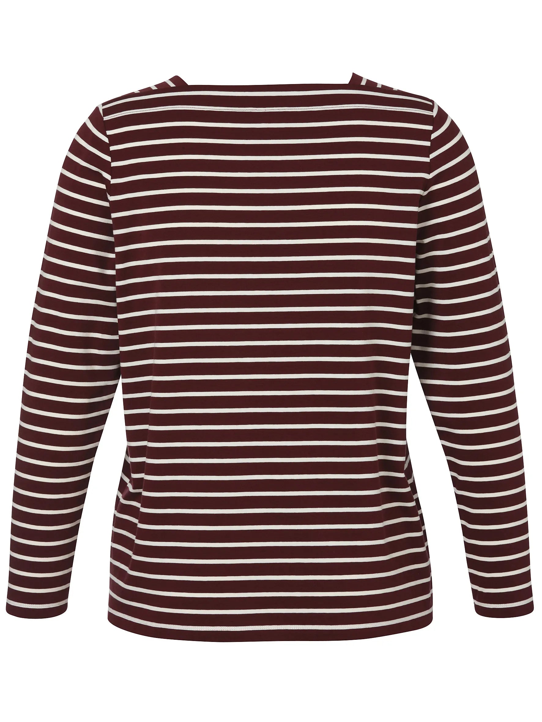Langarmshirt mit Karree-Kragen