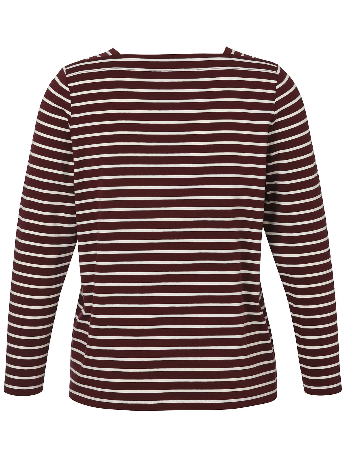 Langarmshirt mit Karree-Kragen