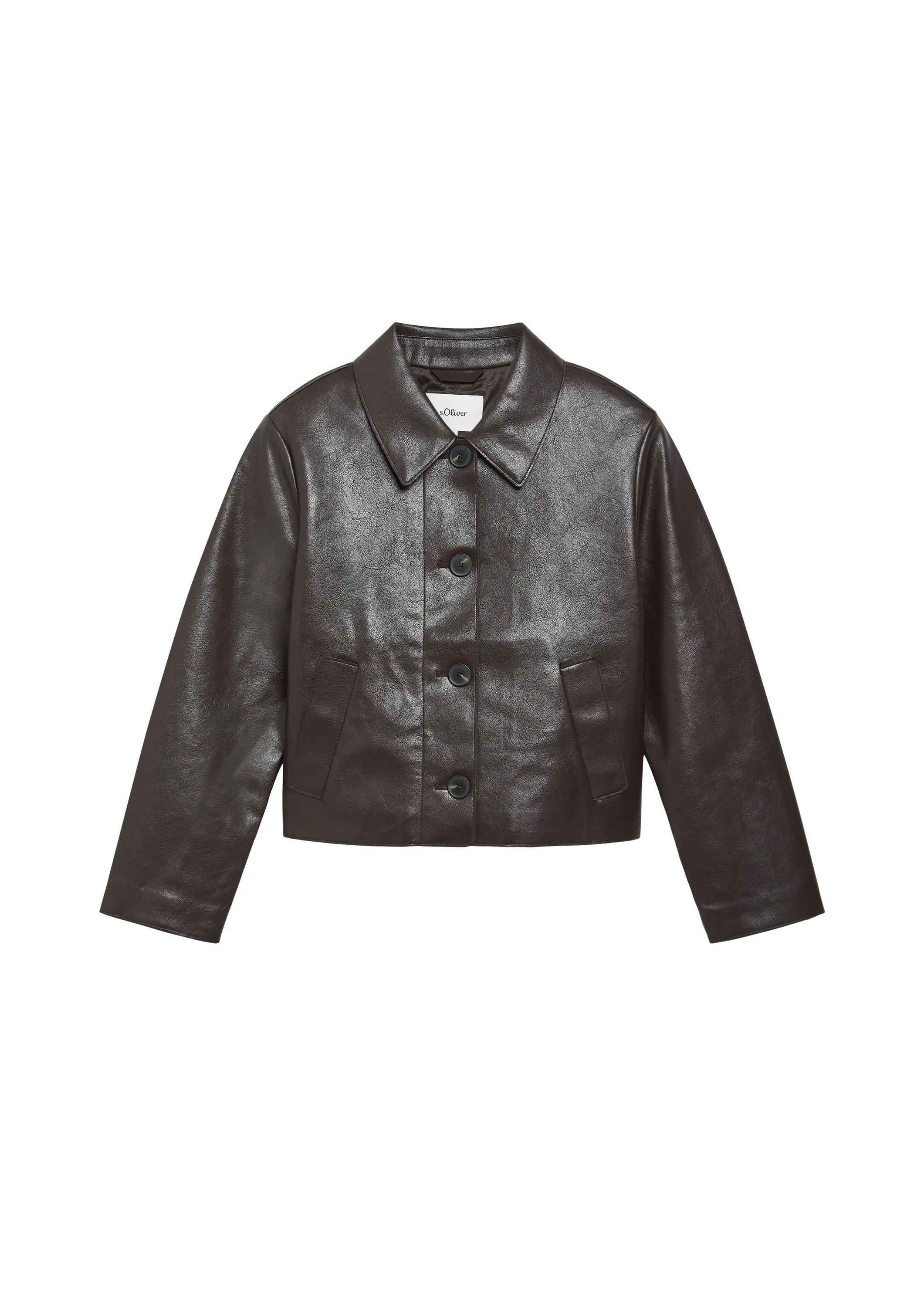 Jacke aus Kunstleder
