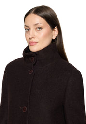 Wolljacke mit Stehkragen