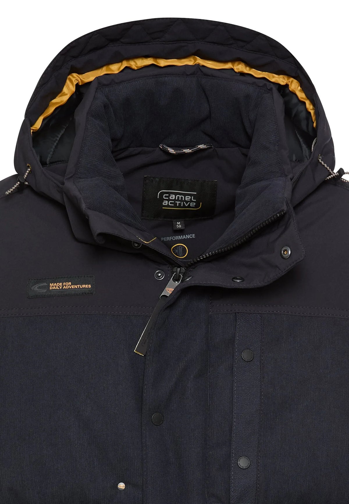 Winterjacke mit abnehmbarer Kapuze
