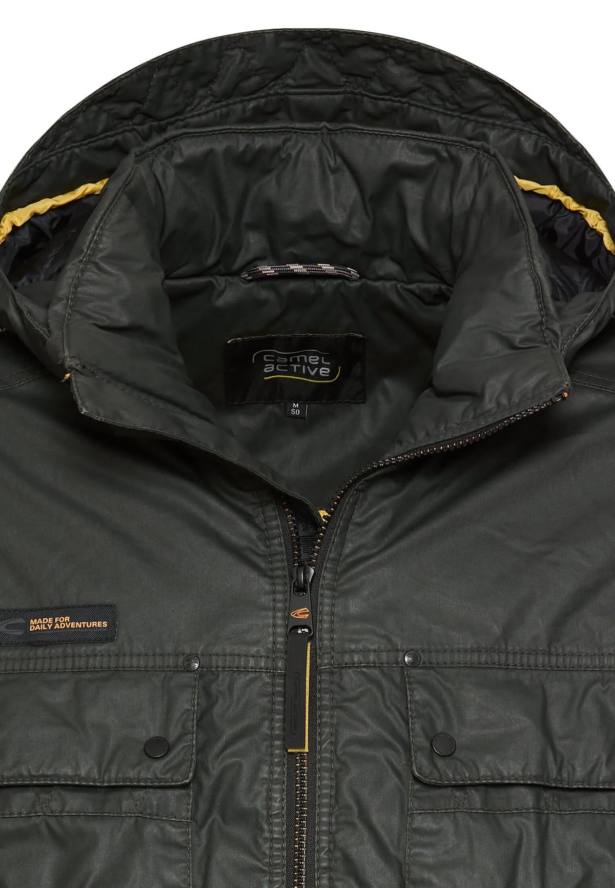 Winterjacke aus gewachster Baumwolle