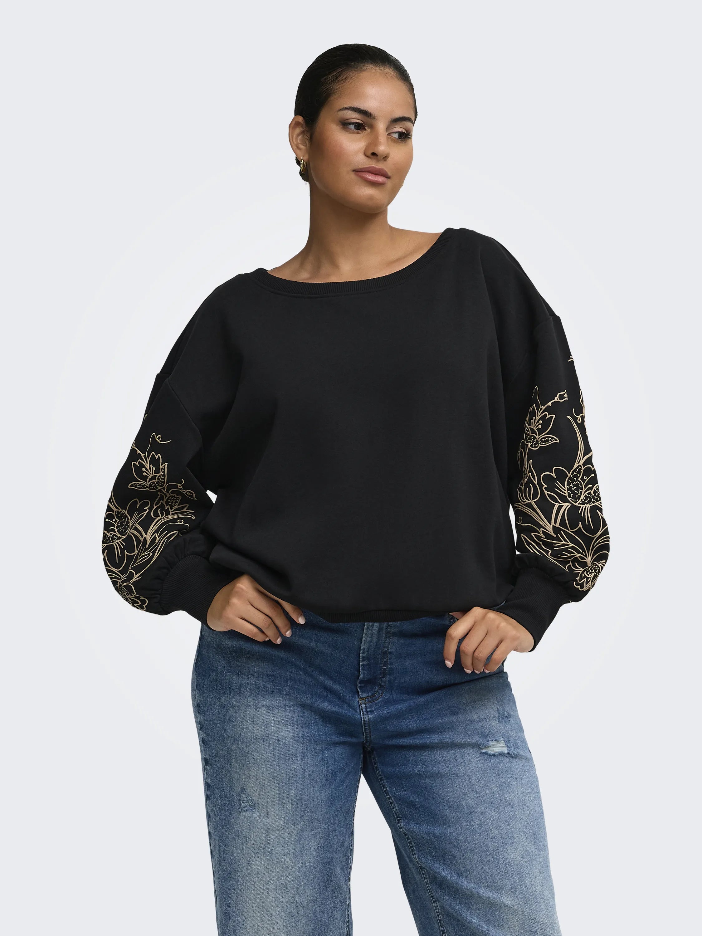 Sweatshirt DEBORAH aus Baumwollmix