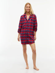 Schlafkleid Mini aus Baumwolle