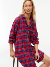 Schlafkleid Mini aus Baumwolle
