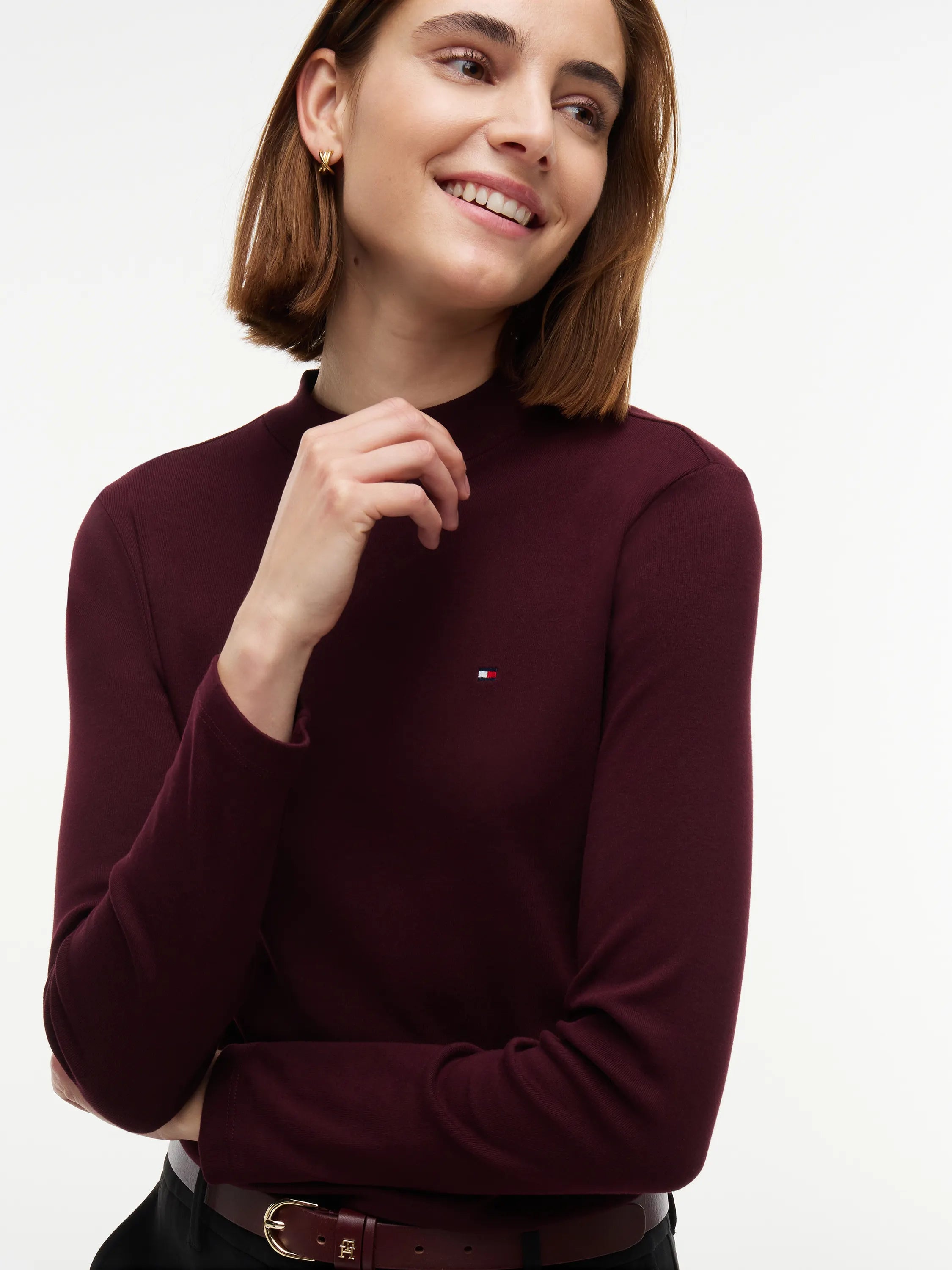Langarmshirt aus Baumwolle