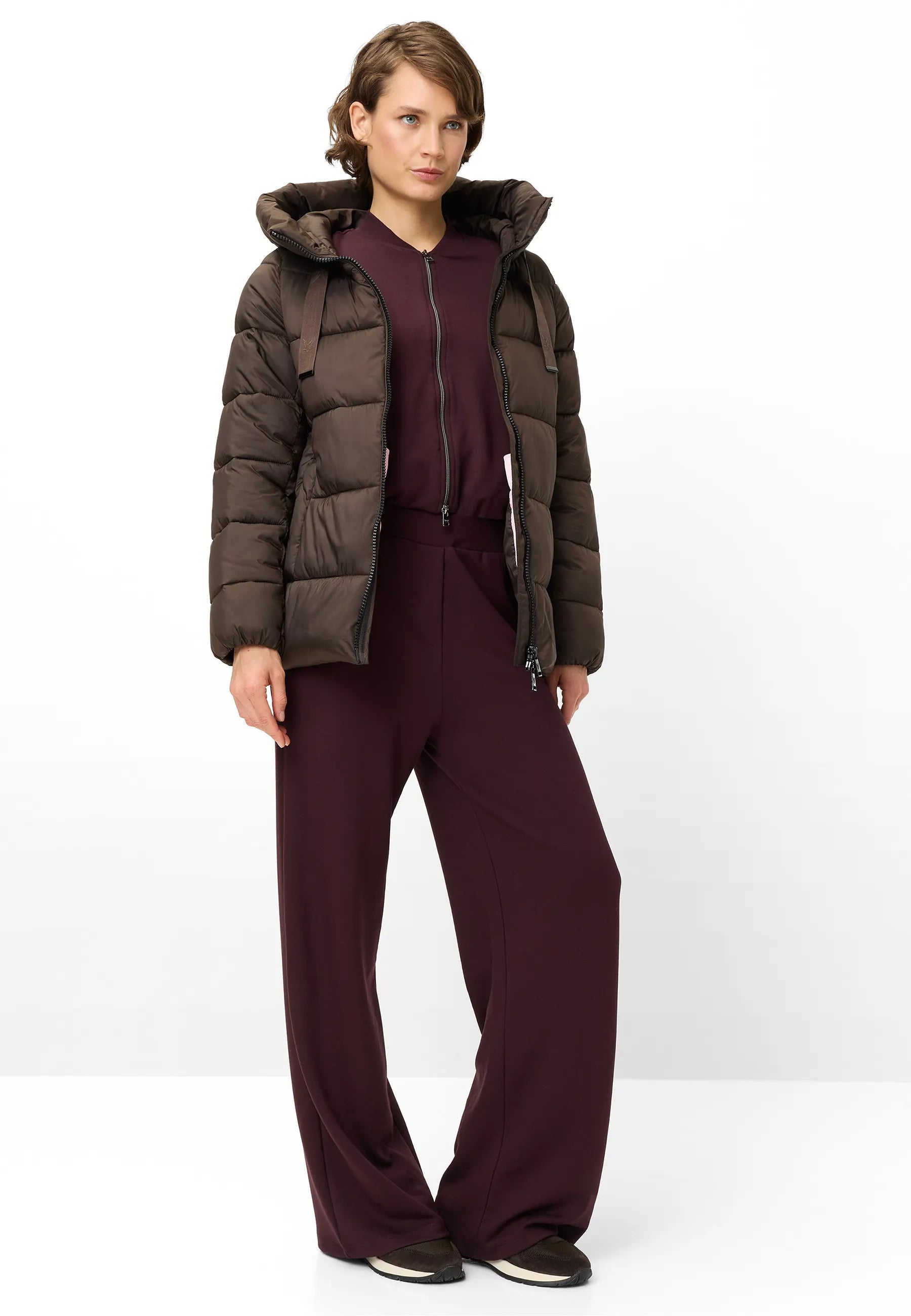 Thermo-Steppjacke mit Kapuze