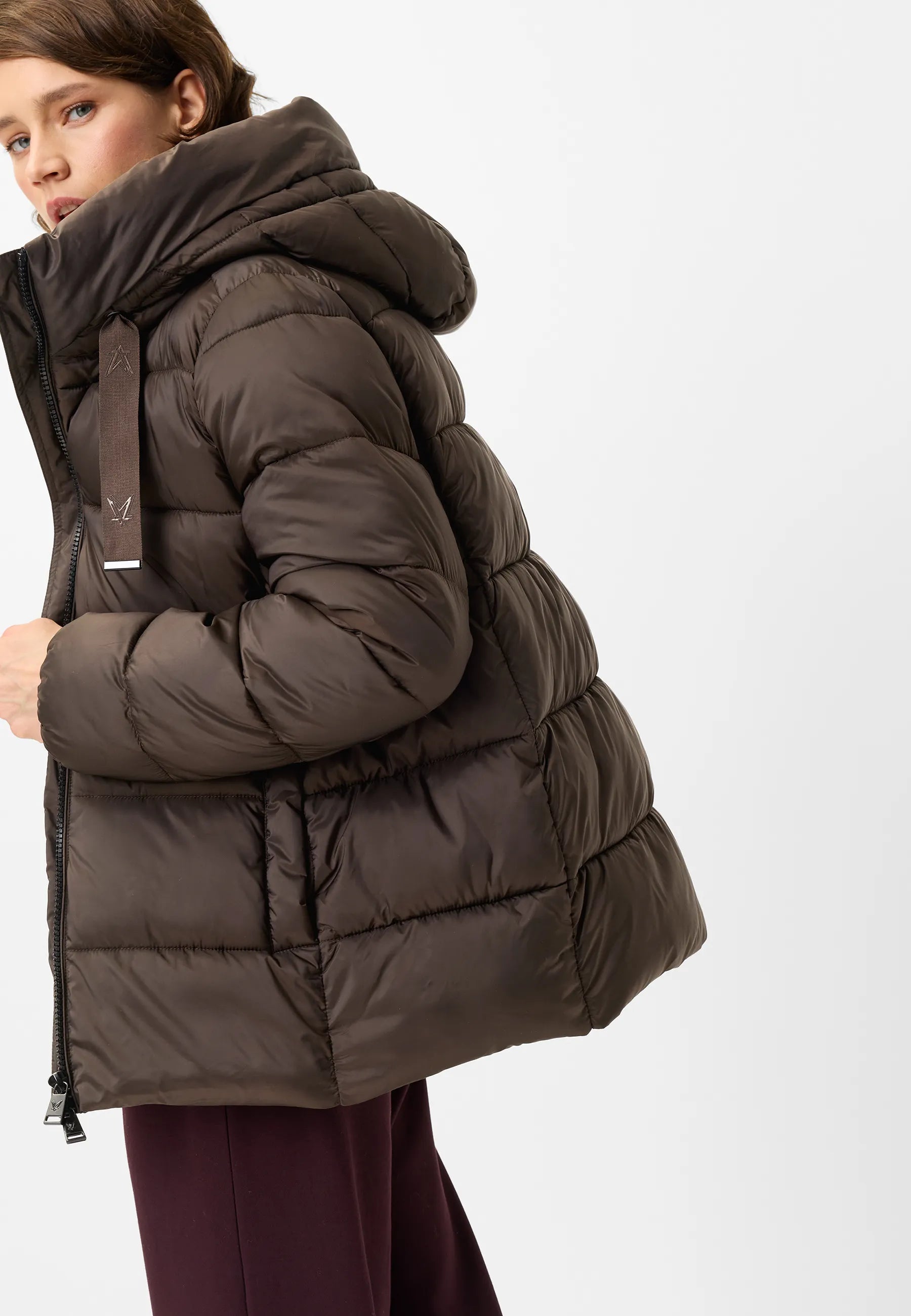 Thermo-Steppjacke mit Kapuze