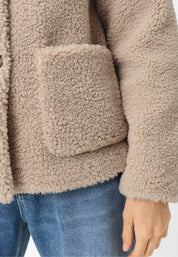 Teddyjacke AUGSBURG mit Stehkragen