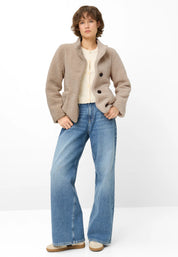 Teddyjacke AUGSBURG mit Stehkragen