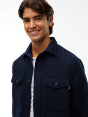 Overshirt Regular Fit aus Wollmix