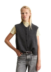 Strick-Cardigan aus Schurwoll-Mix
