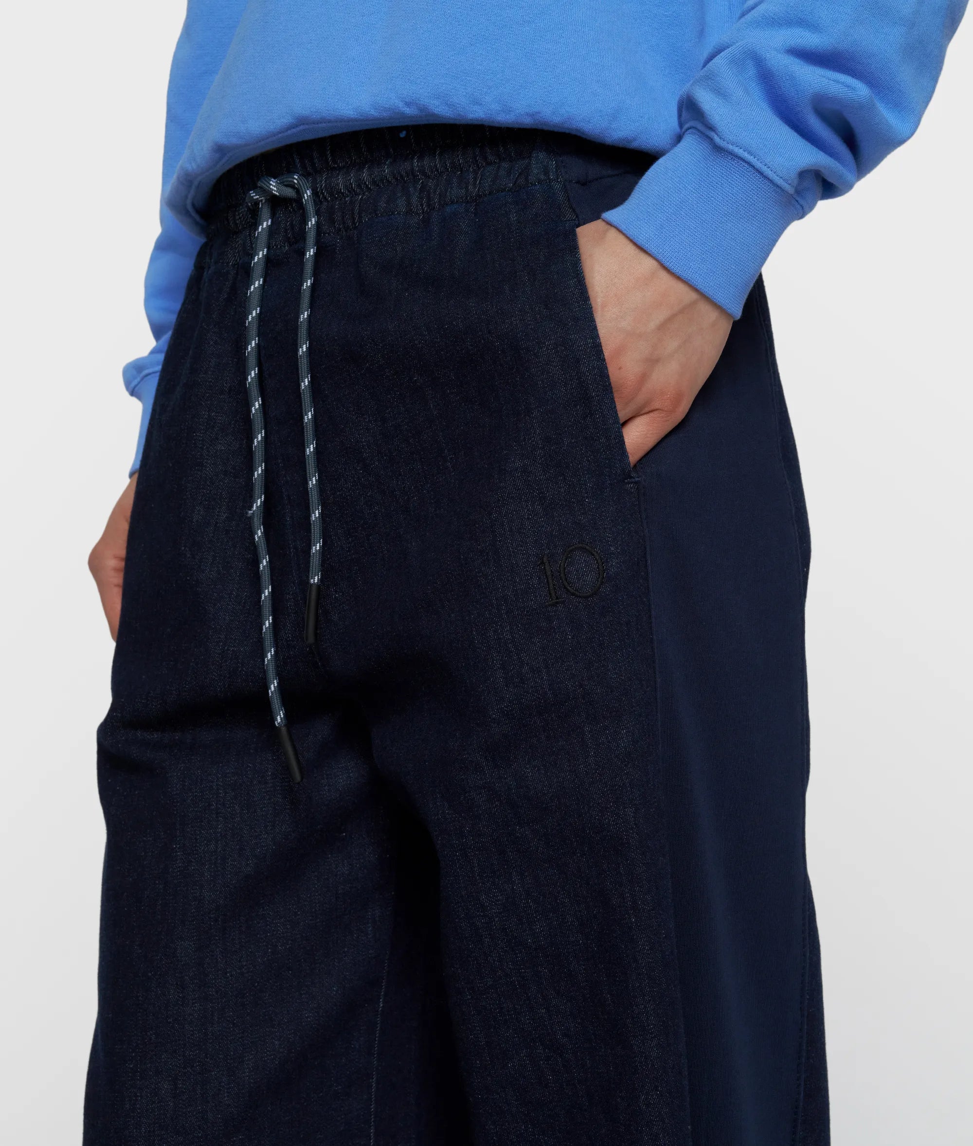 Hose Relaxed Fit aus Chambray